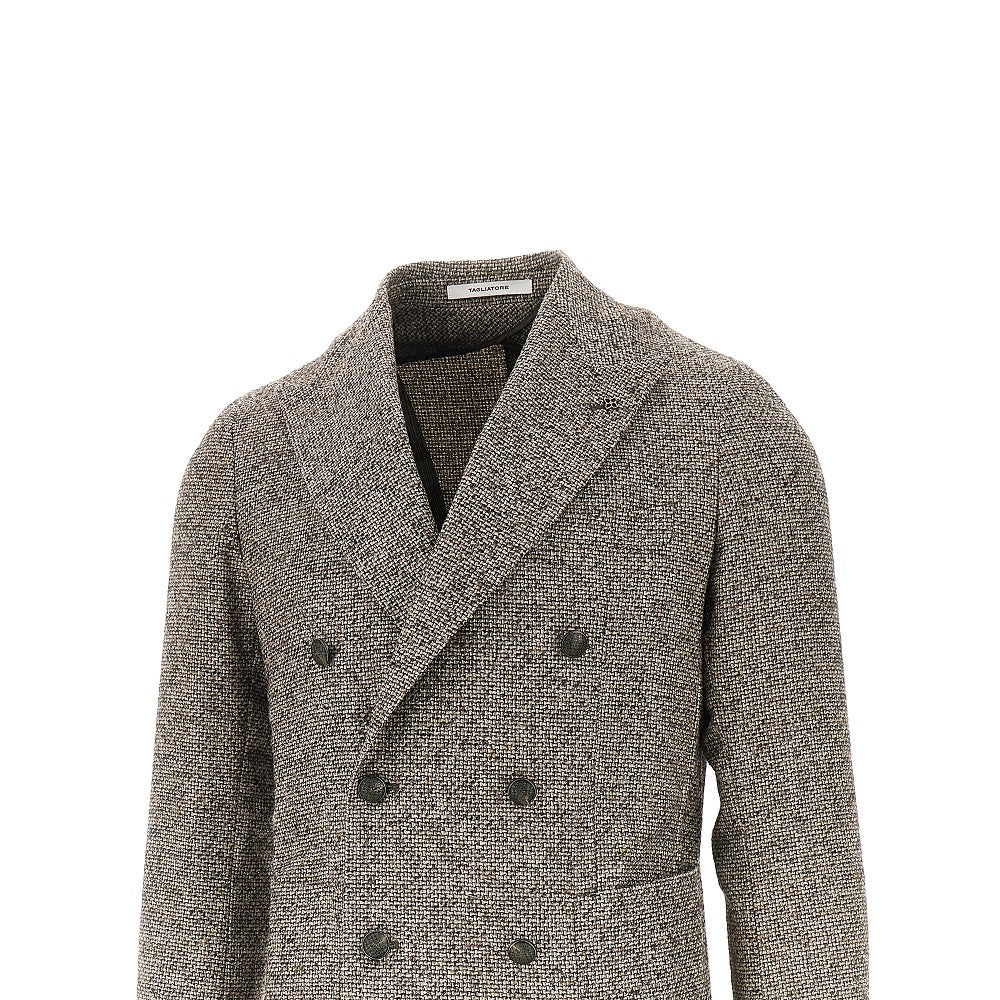 Giacca doppiopetto in tweed