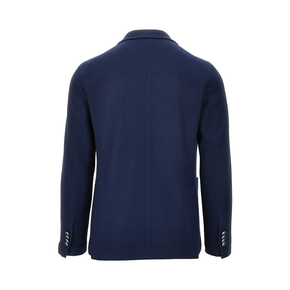 Cotton double-breasted jacket