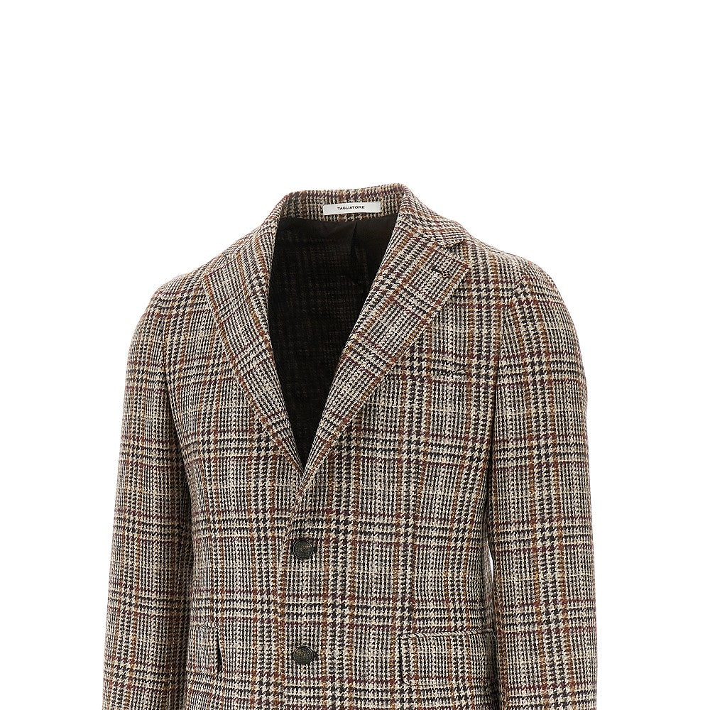Prince of Wales single-breasted jacket