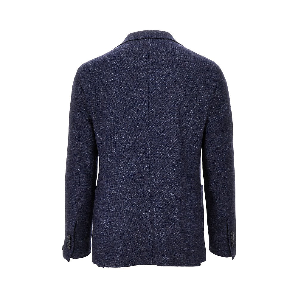 Tweed single-breasted jacket