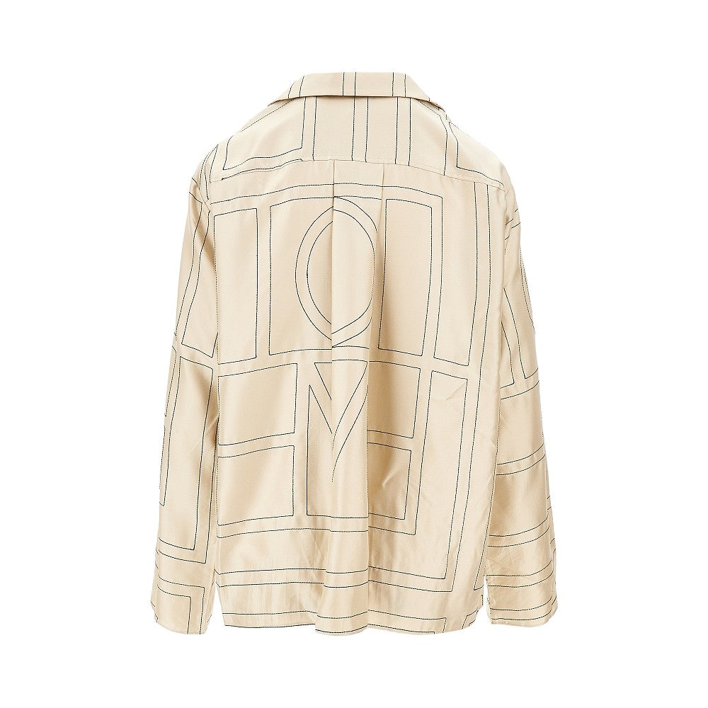 Camicia pyjama in seta Monogram