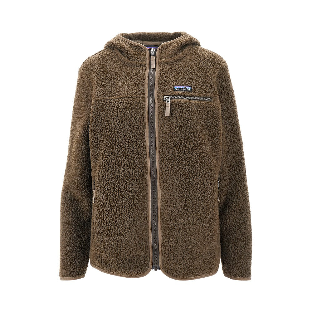 Hooded Retro Fleece jacket