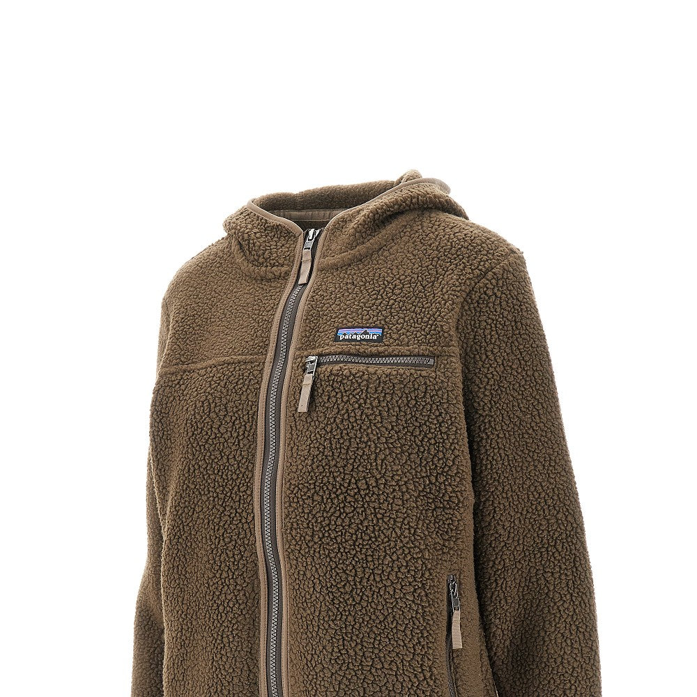 Hooded Retro Fleece jacket