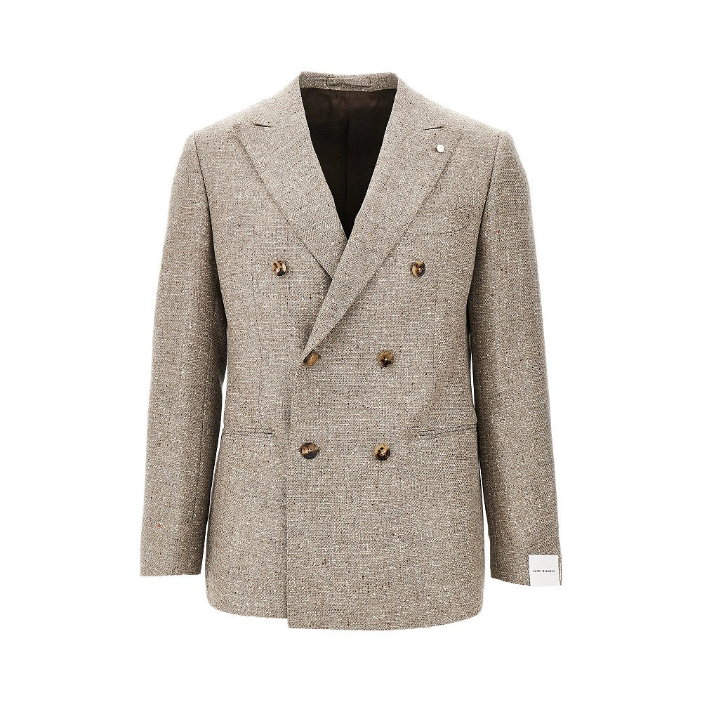 Tweed double-breasted jacket
