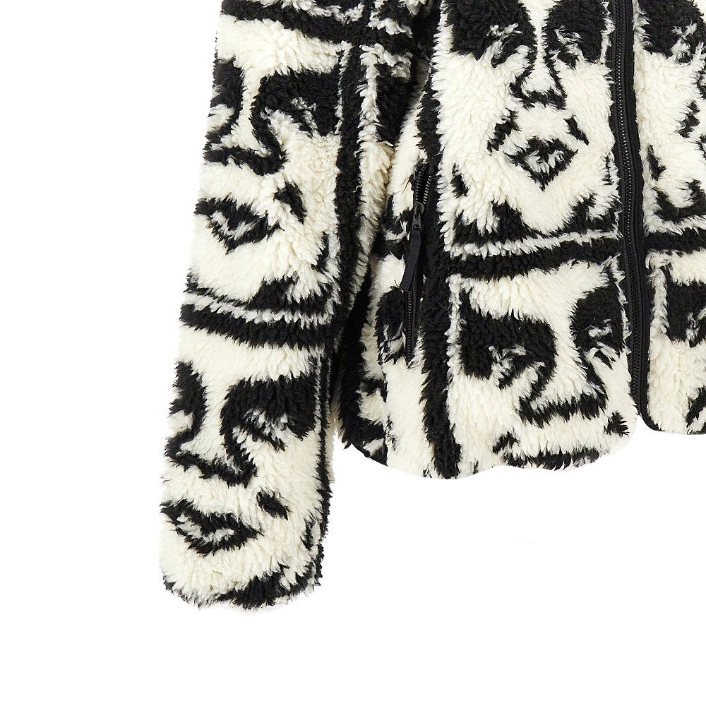 Giacca in sherpa Repeated Icon