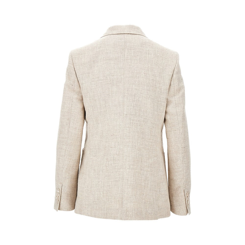 Frisé double-breasted jacket