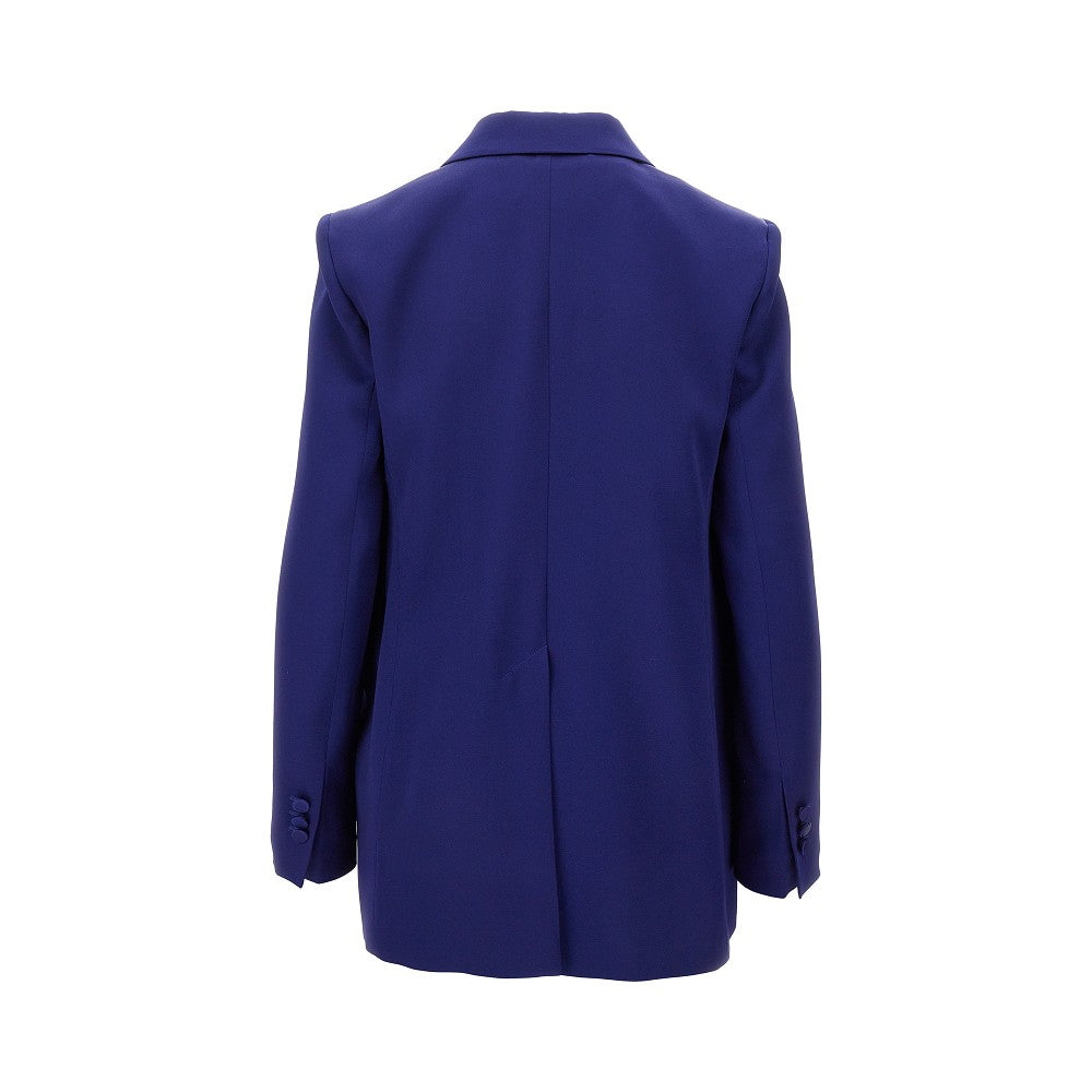 Blazer monopetto in envers satin