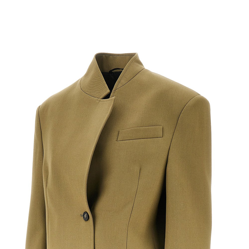 Giacca oversize in gabardine