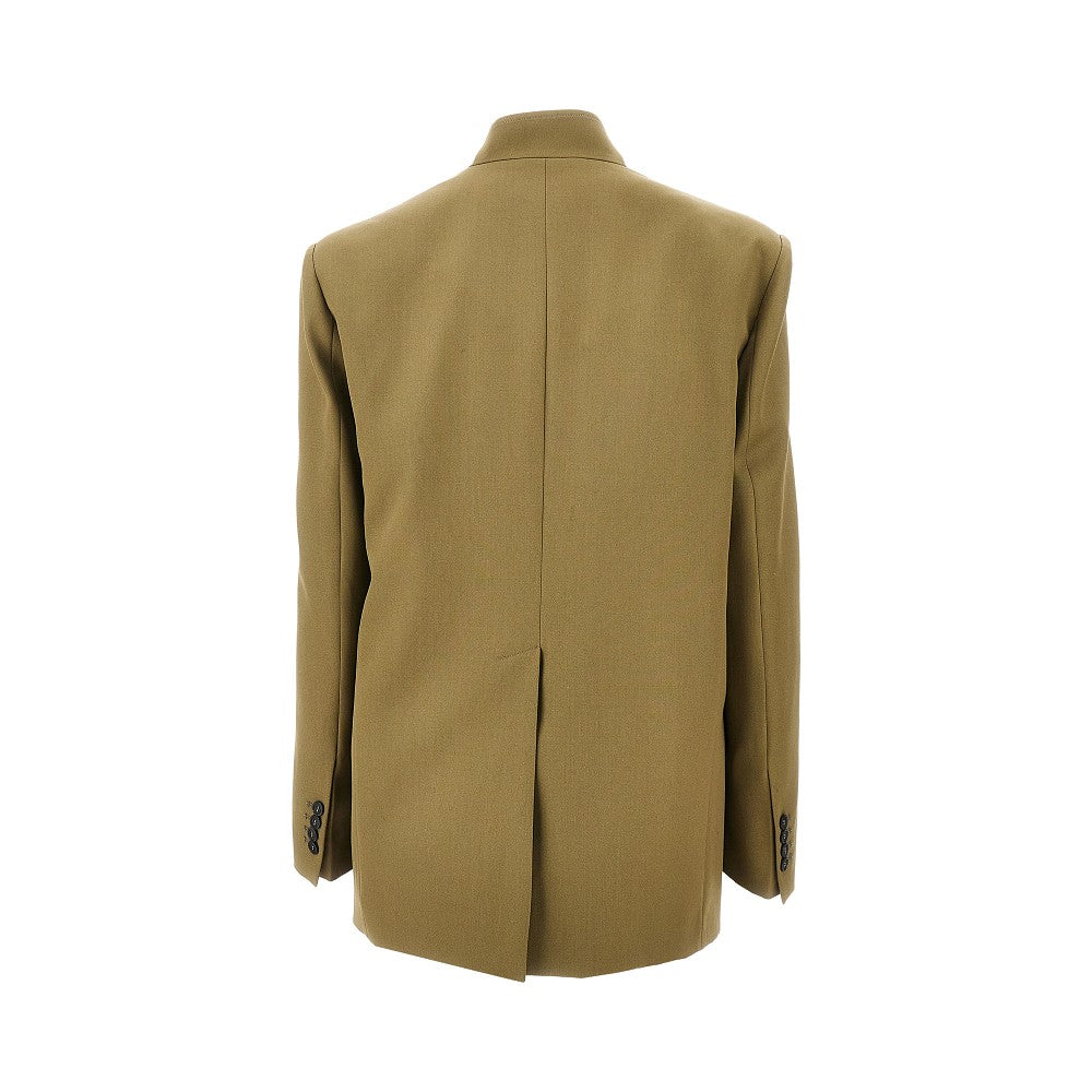 Giacca oversize in gabardine