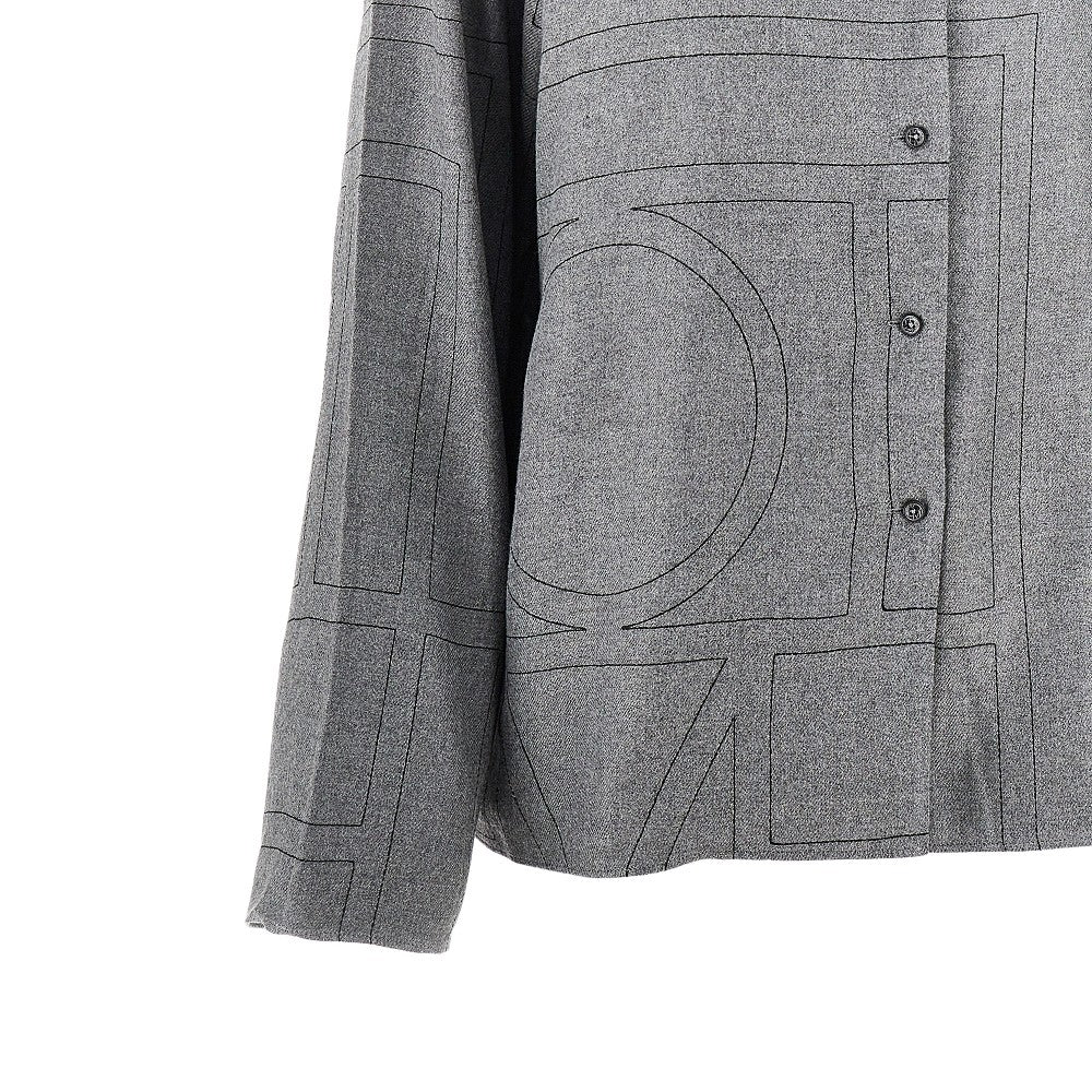 Camicia pyjama in twill Monogram