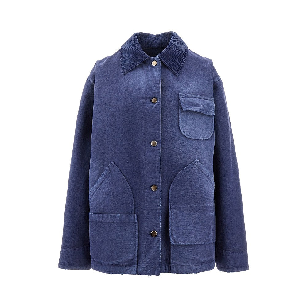 Overshirt oversize in tela