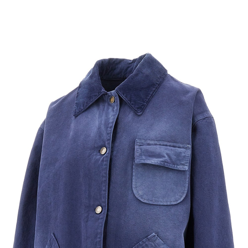 Overshirt oversize in tela