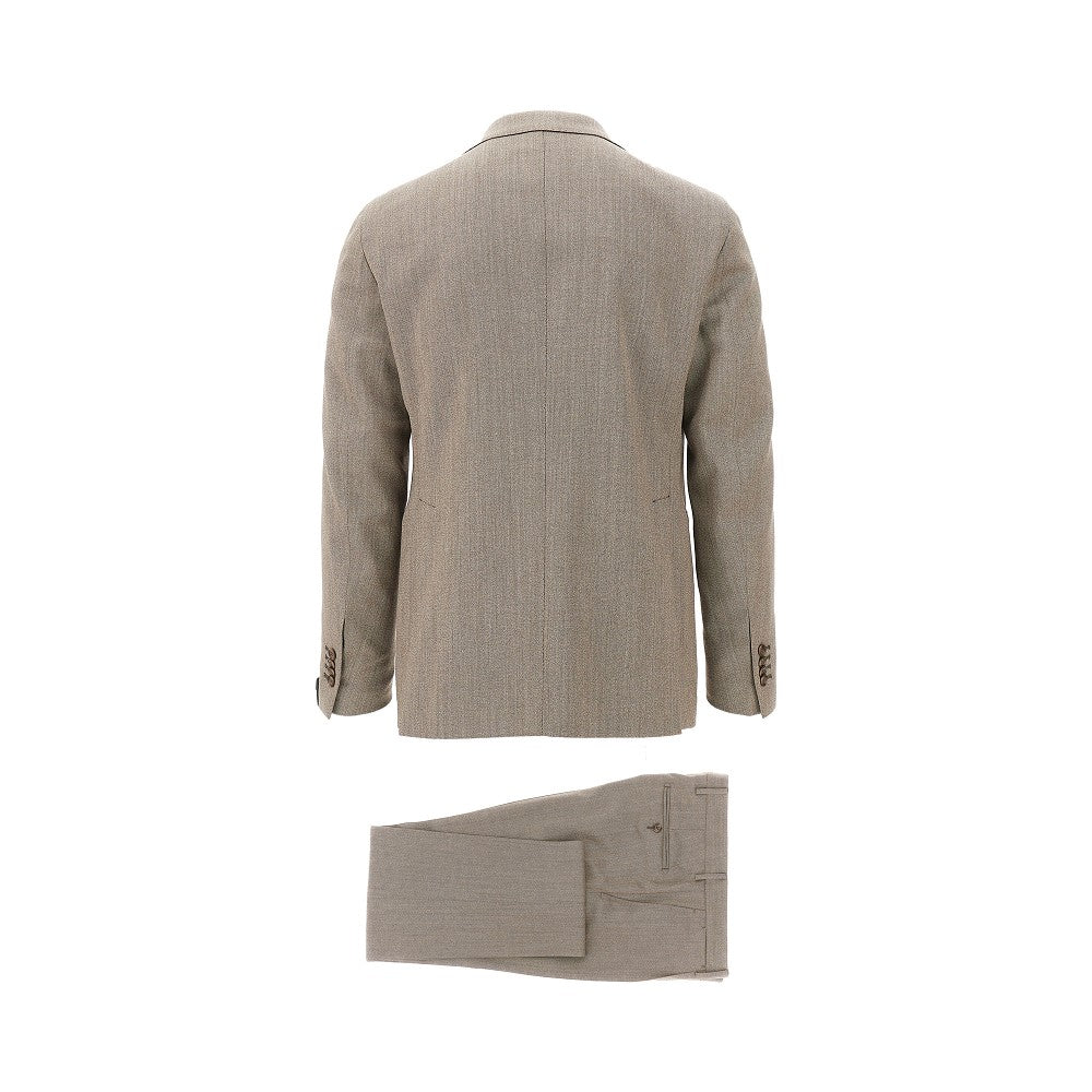 Abito sartoriale monopetto in twill