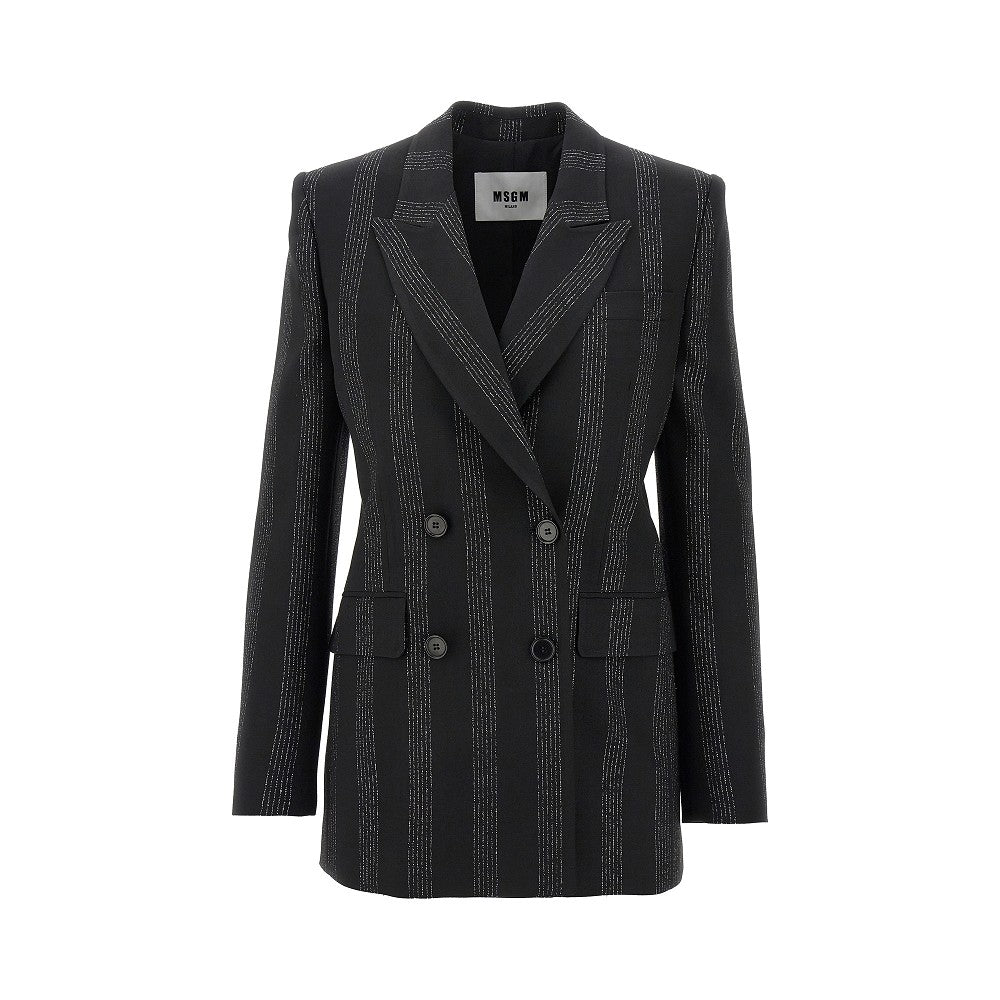 Lurex pinstriped jacket