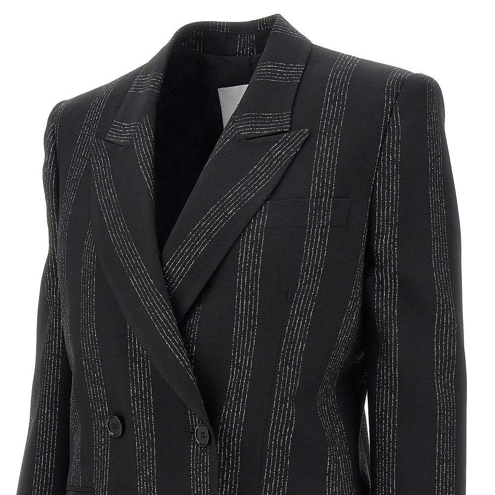 Lurex pinstriped jacket