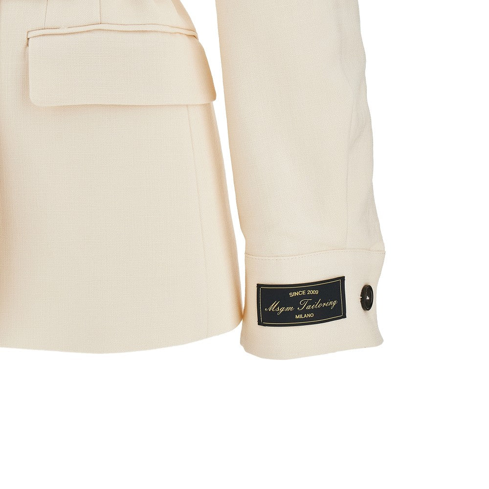 Belted canvas jacket