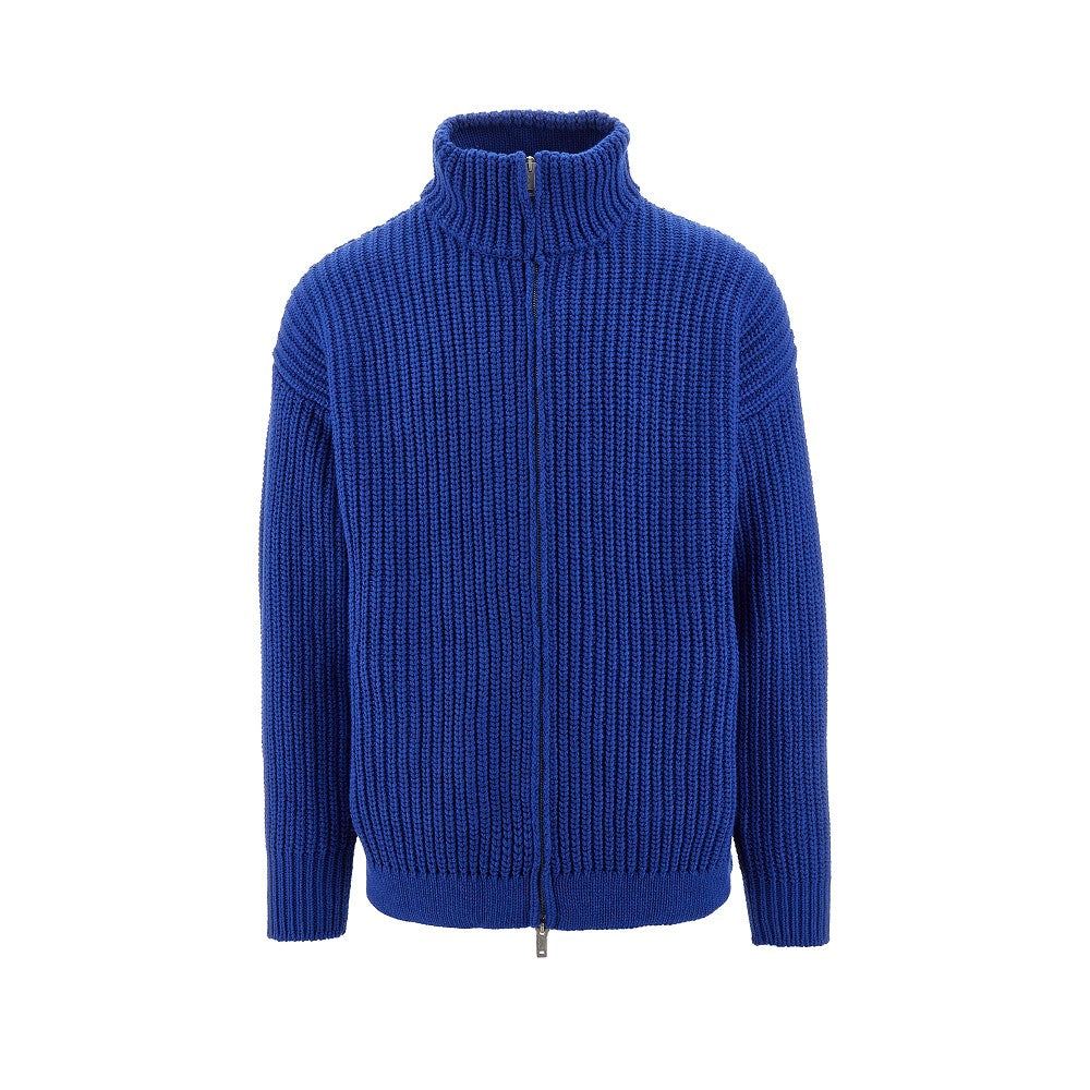 Cardigan full-zip in misto lana ASV