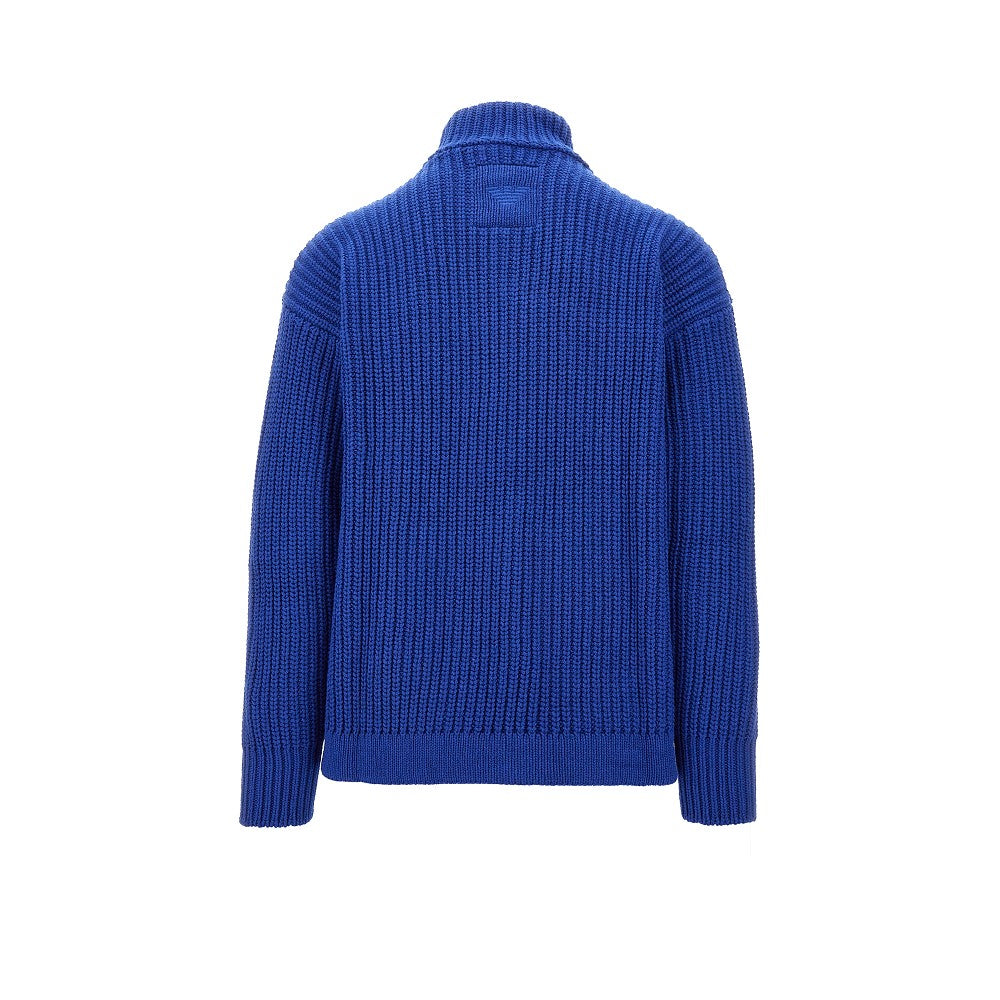 Cardigan full-zip in misto lana ASV