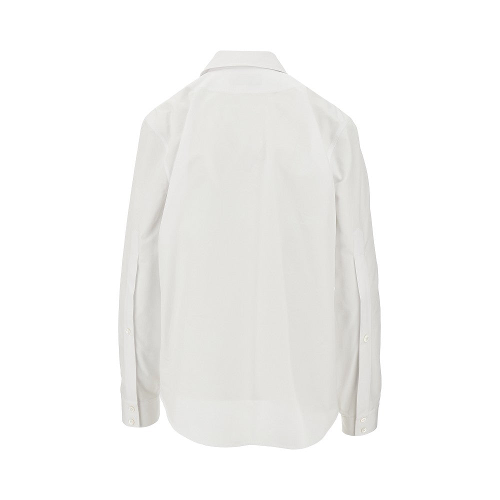 Camicia in popeline con dettaglio Morsetto