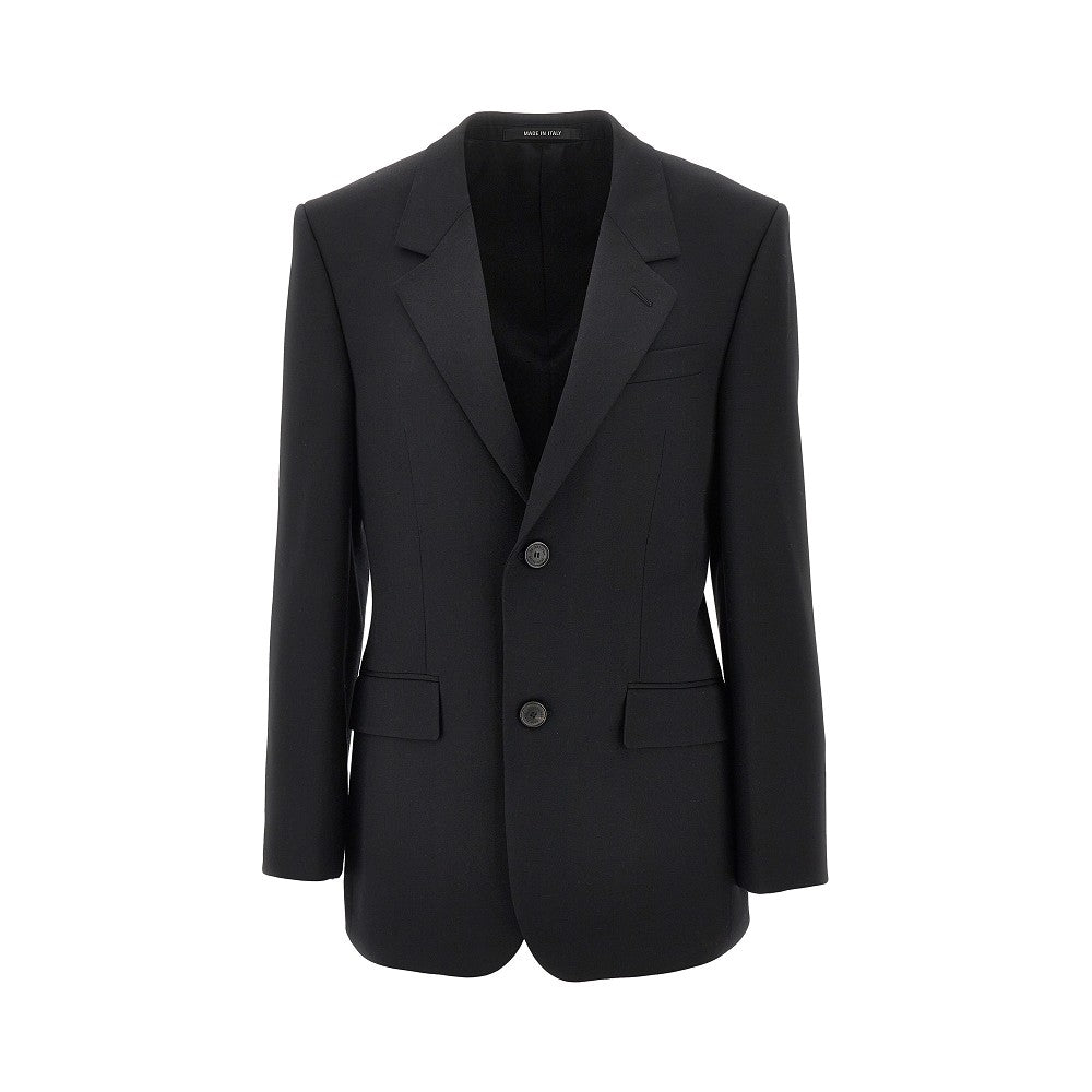Giacca sartoriale monopetto in lana