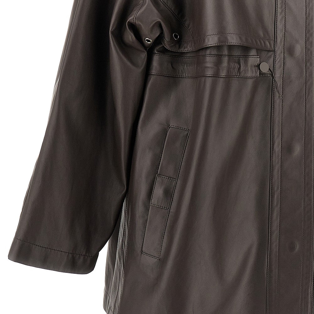 'Herbie' nappa leather jacket
