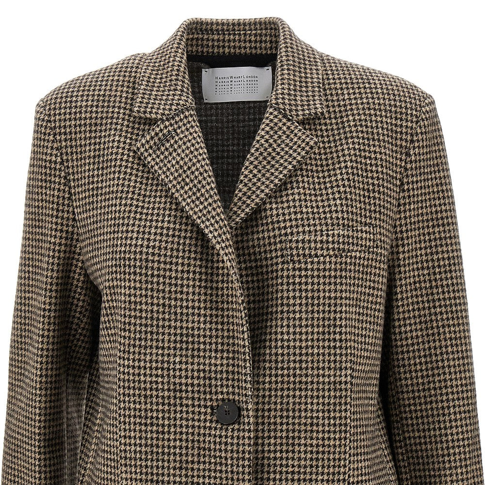 Blazer in misto lana Pied de Poule