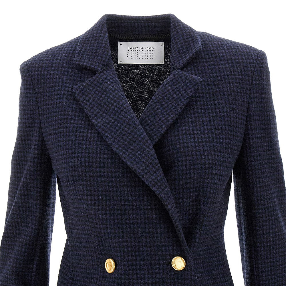 Blazer doppiopetto in pied-de-poule