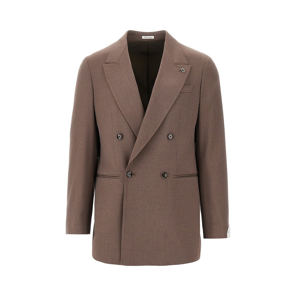 Giacca doppiopetto 'Arezzo' in twill