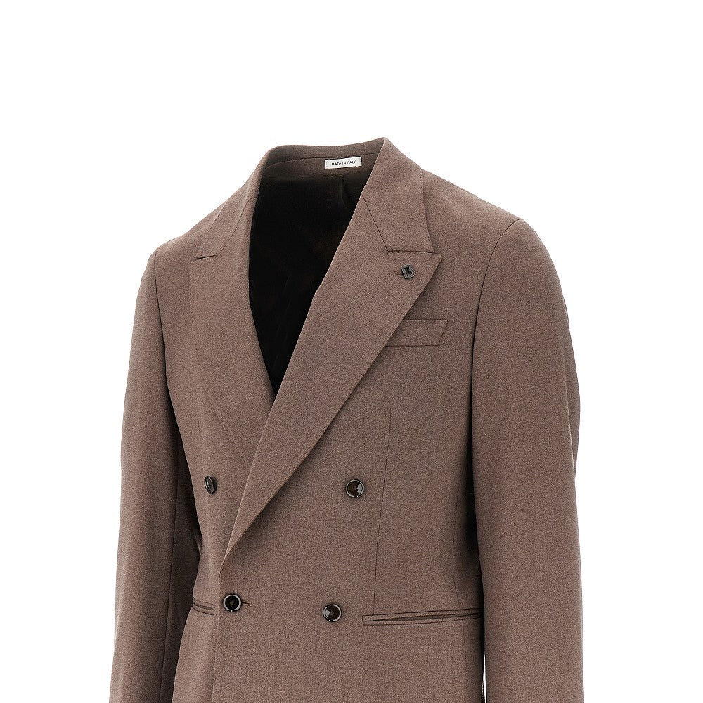 Giacca doppiopetto 'Arezzo' in twill