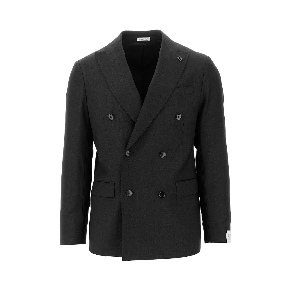 Giacca doppiopetto 'Arezzo' in twill