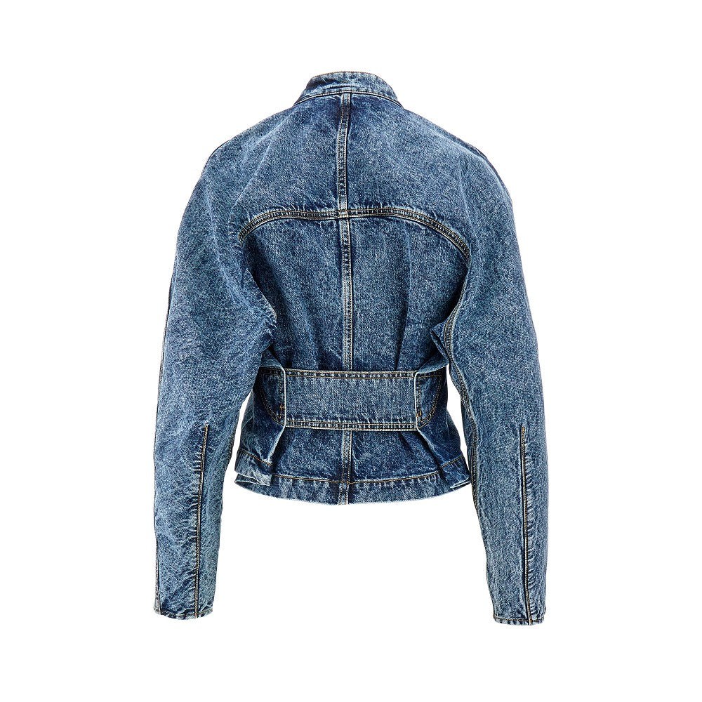 Giacca racing in denim