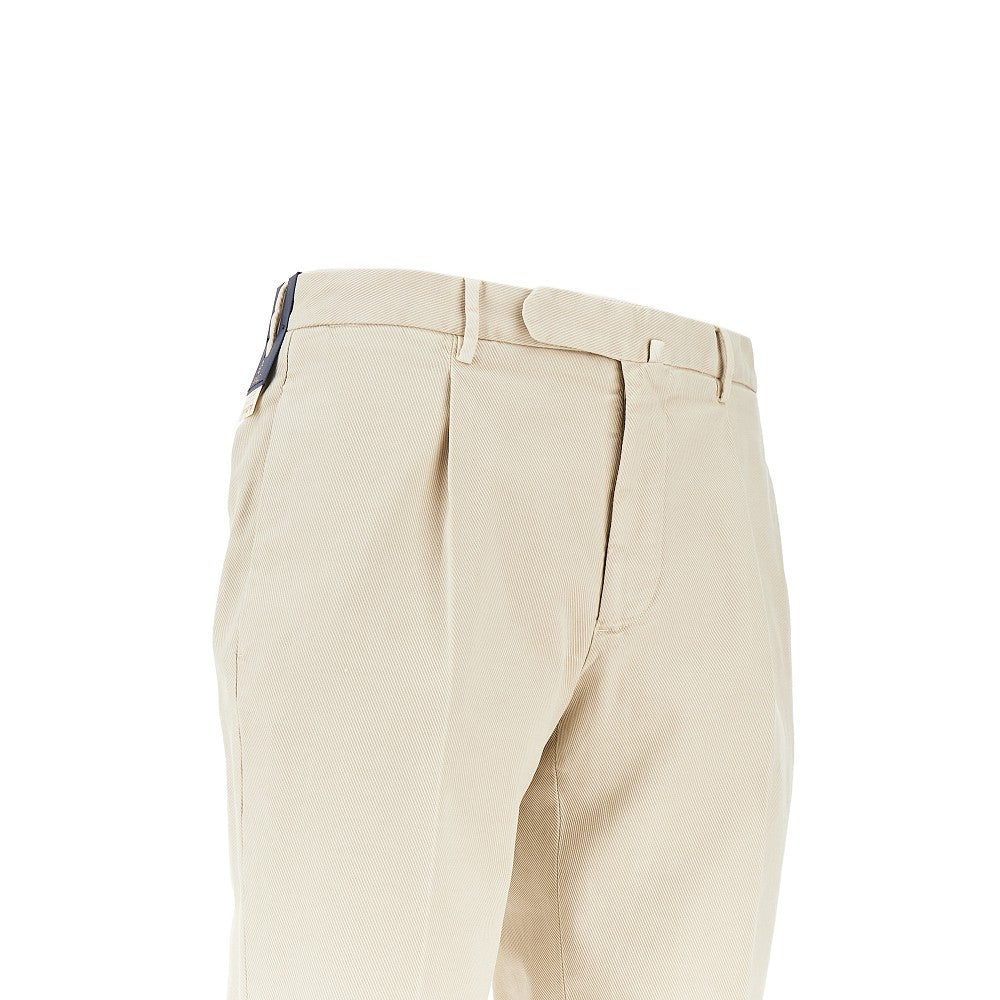 Stretch gabardine 'Arechi' trousers