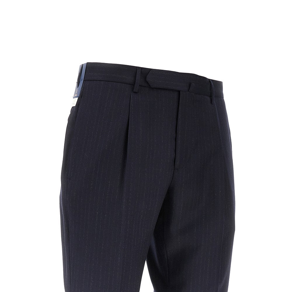 Pinstriped wool 'Arechi Rima' trousers