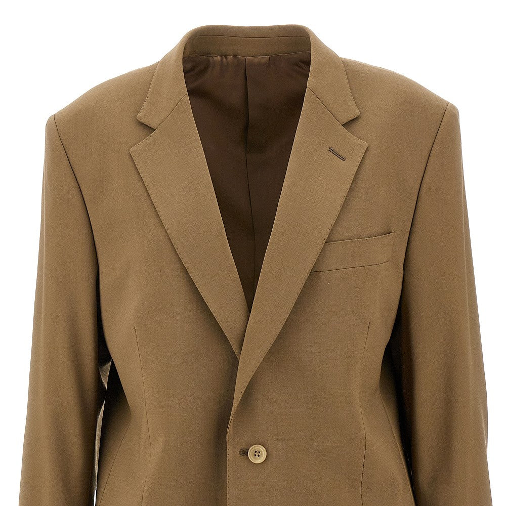 Virgin wool 'Noah' single-breasted jacket