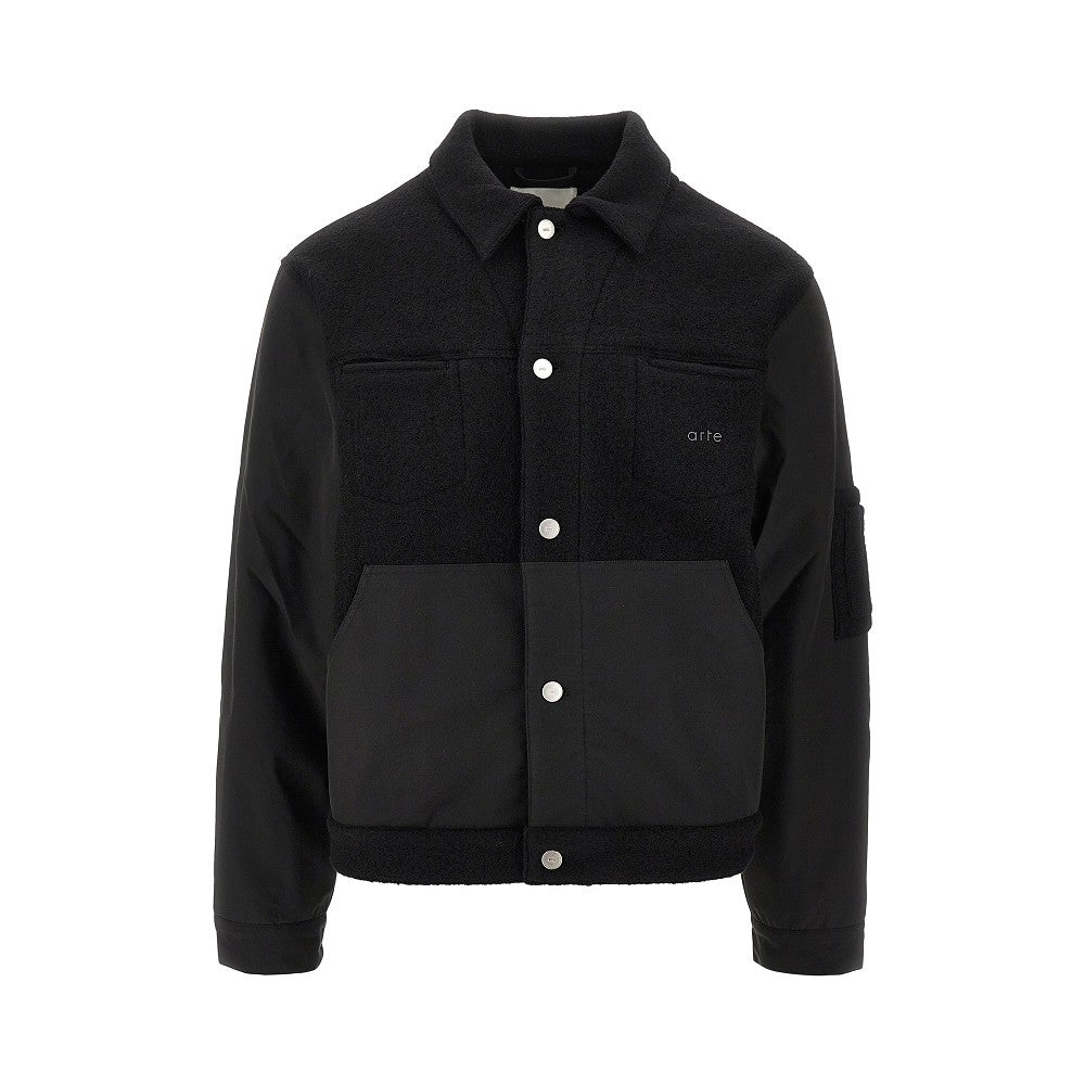 Blouson in feltro e nylon