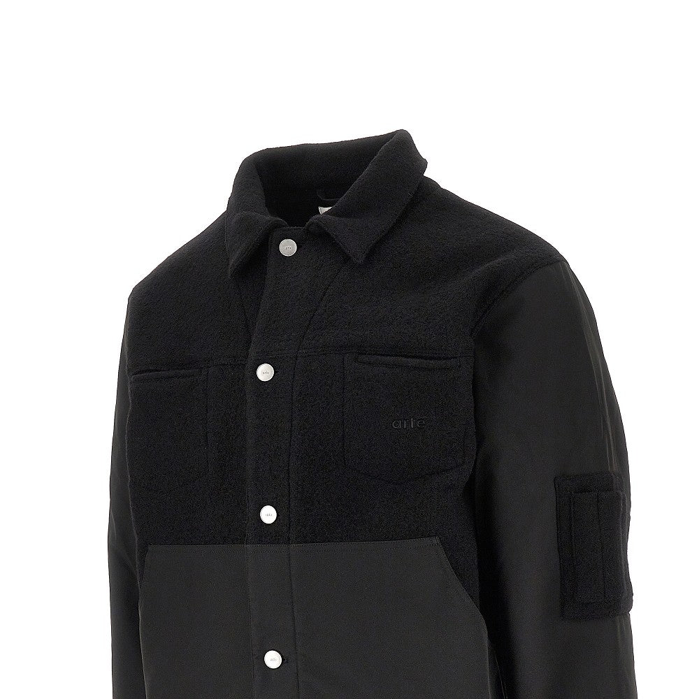 Blouson in feltro e nylon