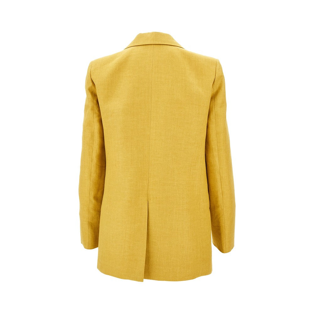 'Everyday' linen double-breasted jacket