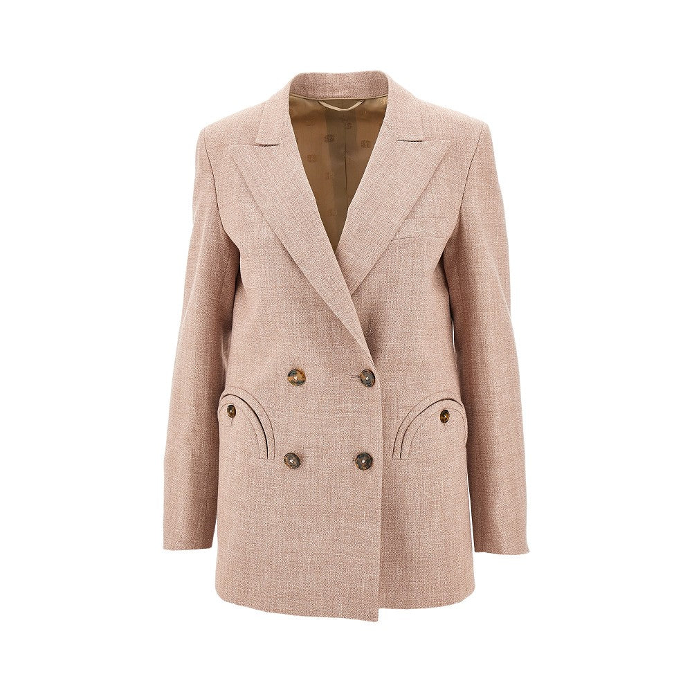 Blazer doppiopetto 'Everyday' in lino e lana