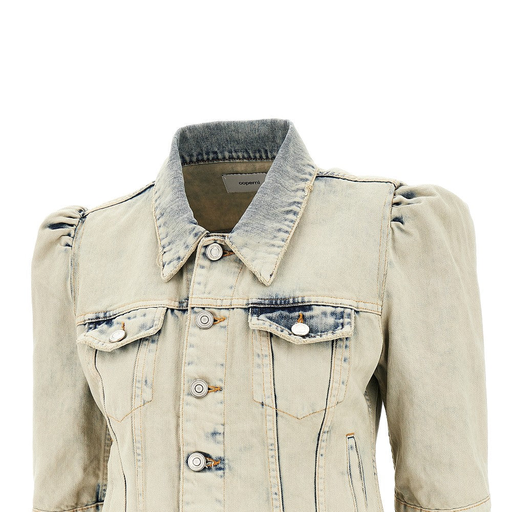 Denim slim fit jacket