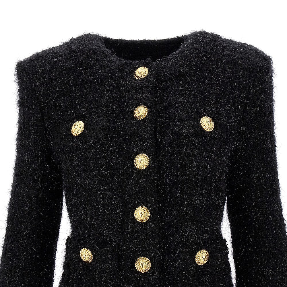 Lurex tweed jacket