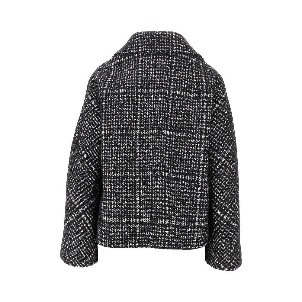Giacca in misto lana pied de poule
