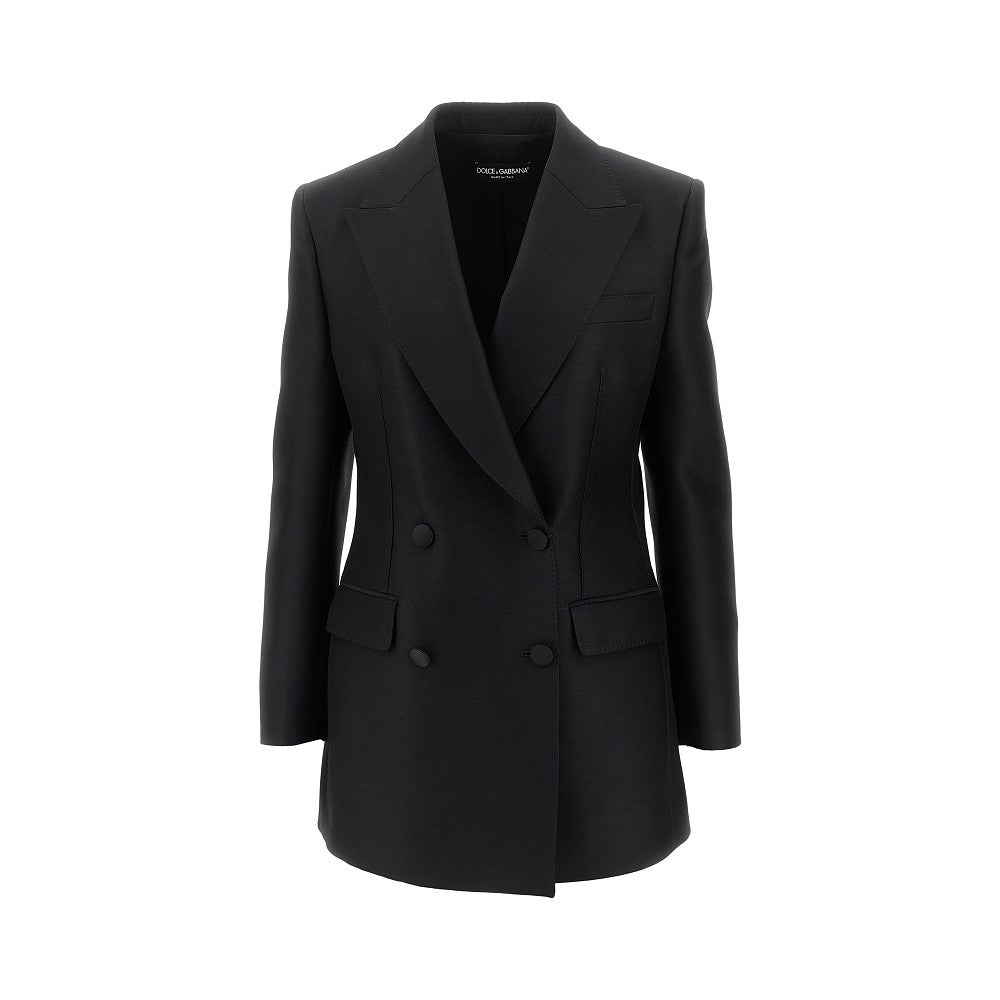 Double-breasted wool jacket