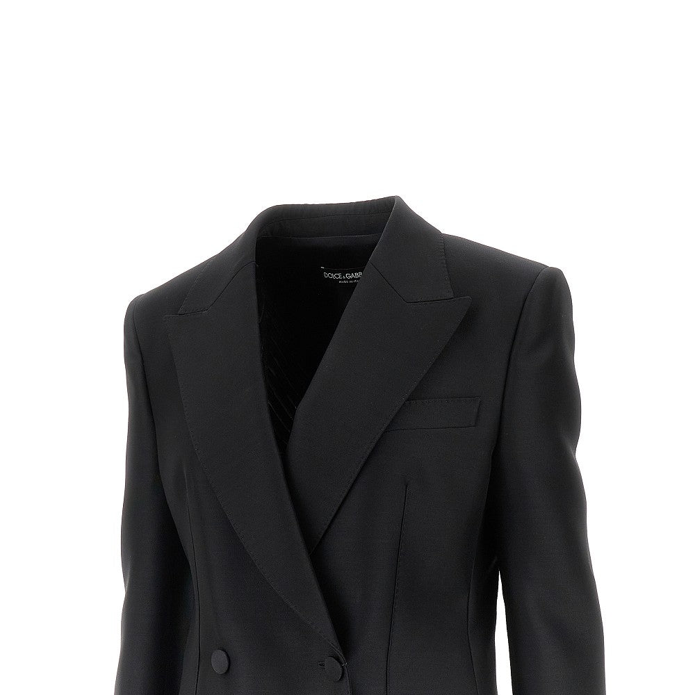 Double-breasted wool jacket