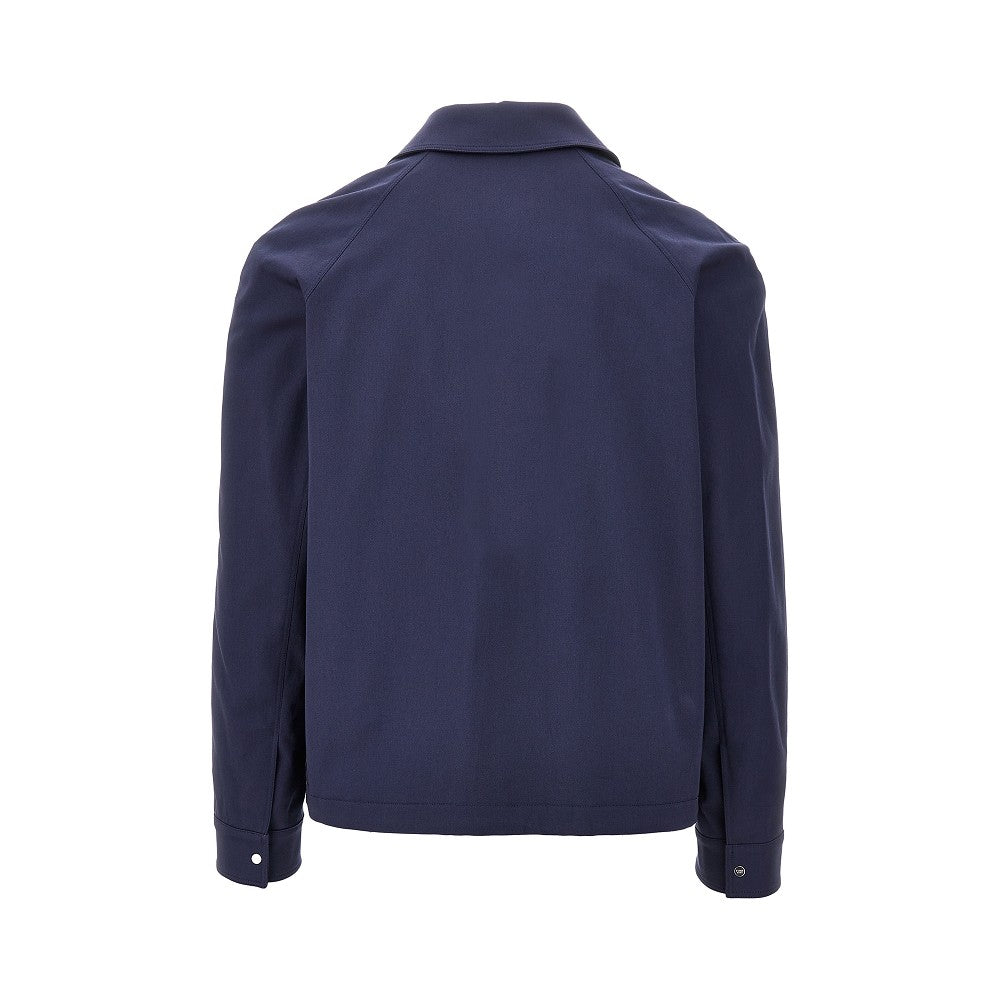 Gabardine blouson jacket with FF detail