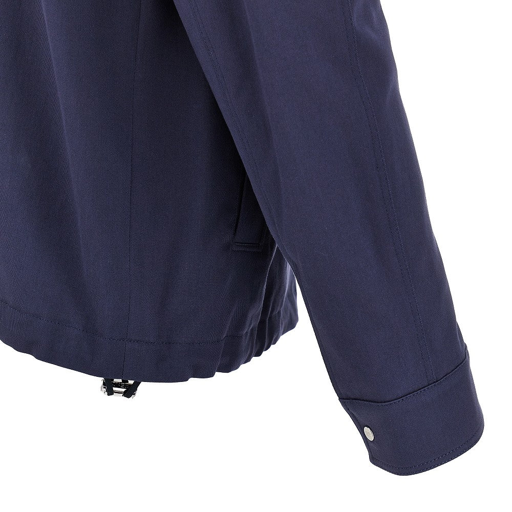 Gabardine blouson jacket with FF detail