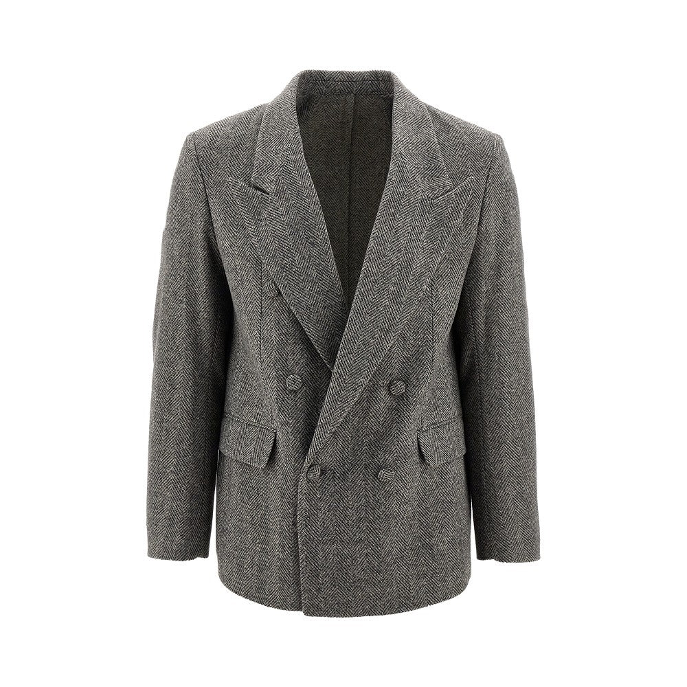 Blazer doppiopetto in misto lana