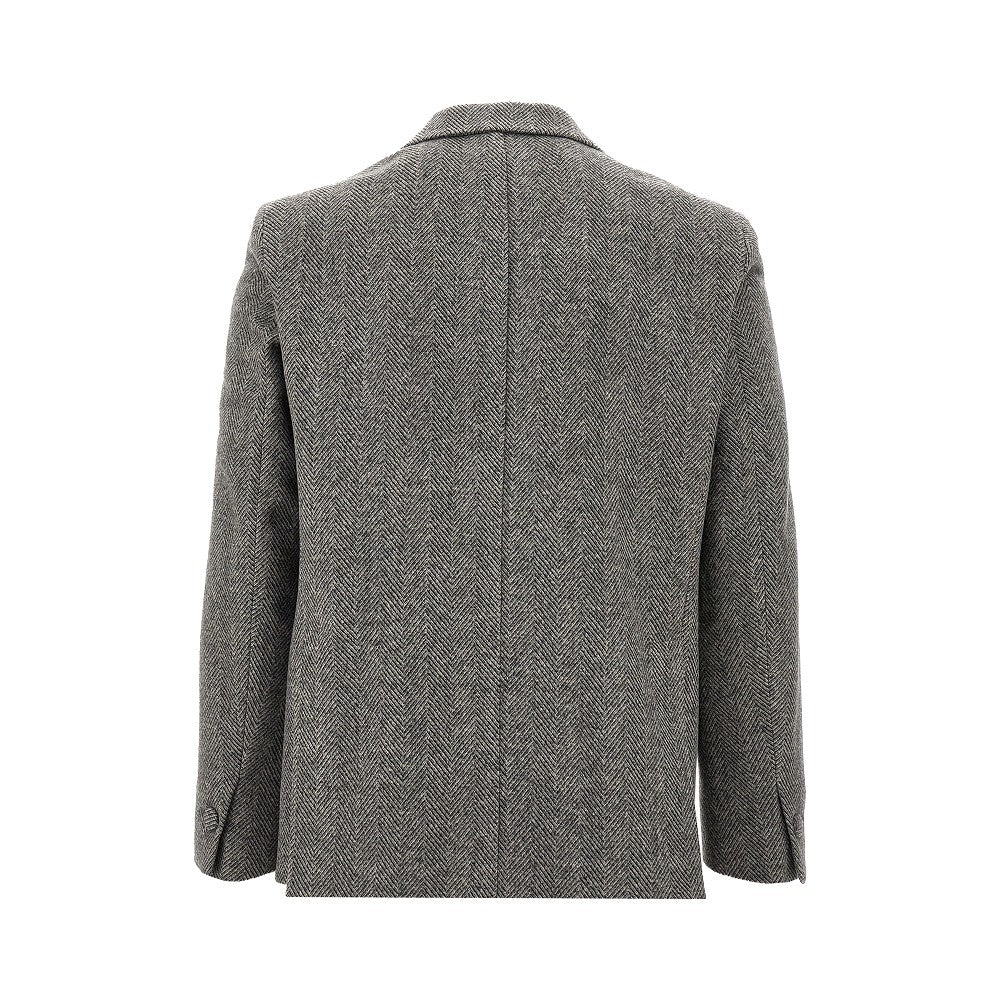 Blazer doppiopetto in misto lana