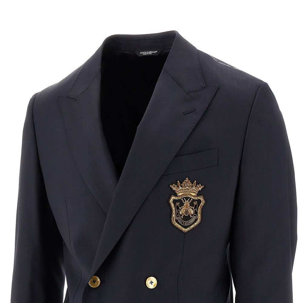 'Taormina' jacket with embroidered patch