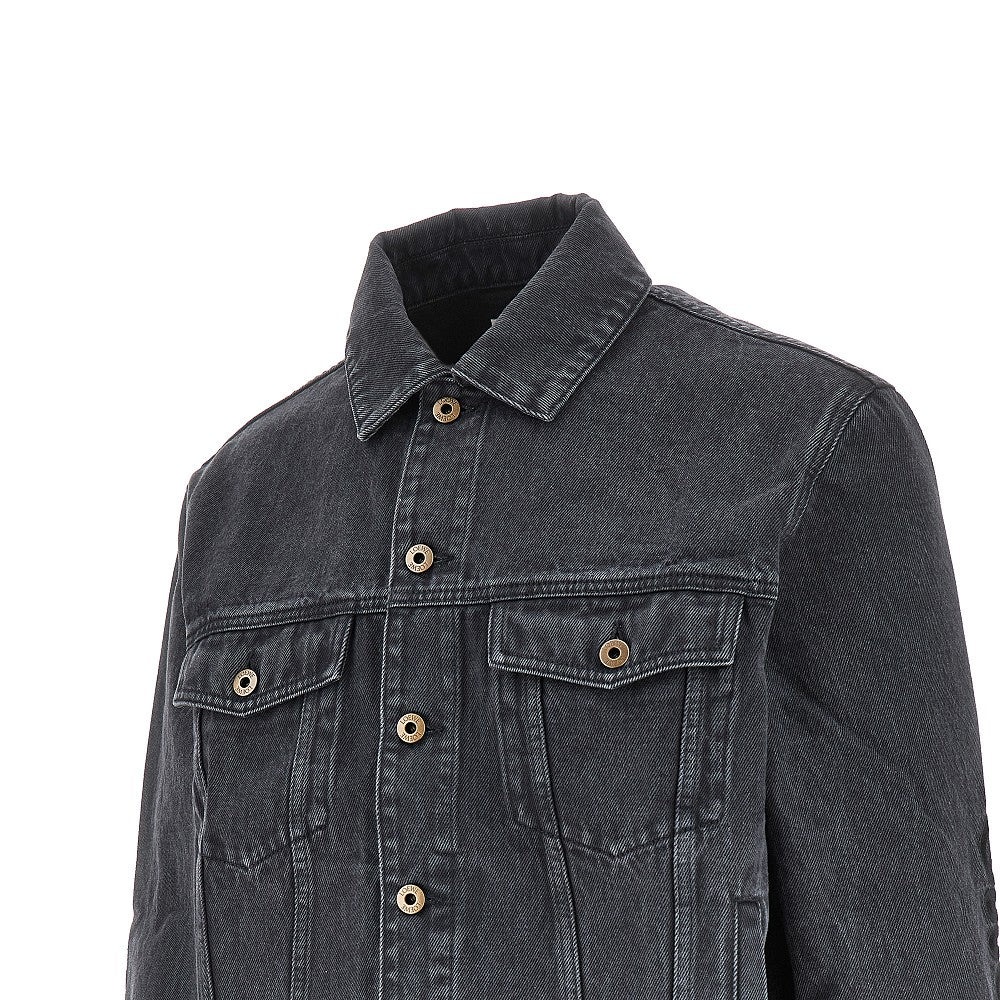 Anagram embroidery denim jacket