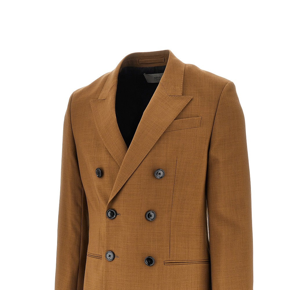 Wool double-breasted jacket